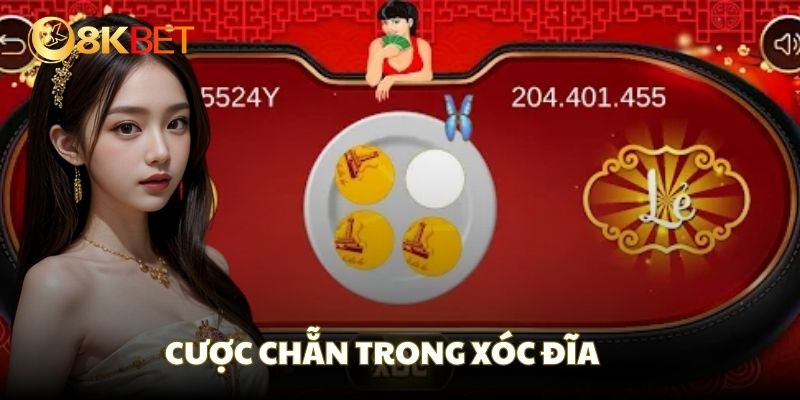 Cược chẵn tại Xóc đĩa 8KBET có tỷ lệ thắng 0.96